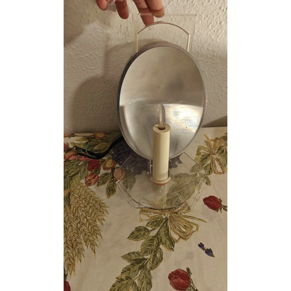 VTG MICHELOB Lighted Lantern Wall Sconce Elec Candle Promo Bar Sign Man Cave 80s
